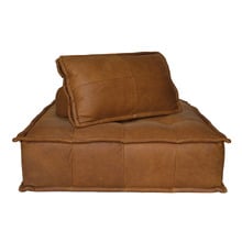 Audrey Single Leather Lounger